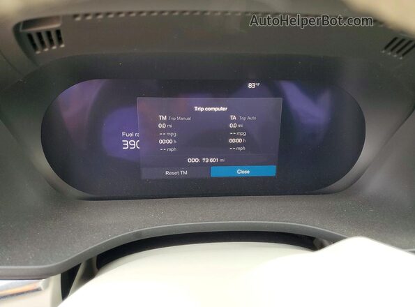 YV4L12RK4N1064888 2022 VOLVO XC60 Silver Instrument cluster view