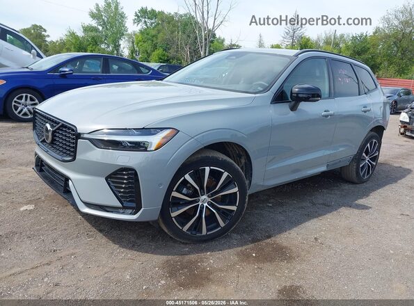 YV4L12RL1R1782431 2024 VOLVO XC60 Gray Առջևի ձախ երեք քառորդ տեսարան