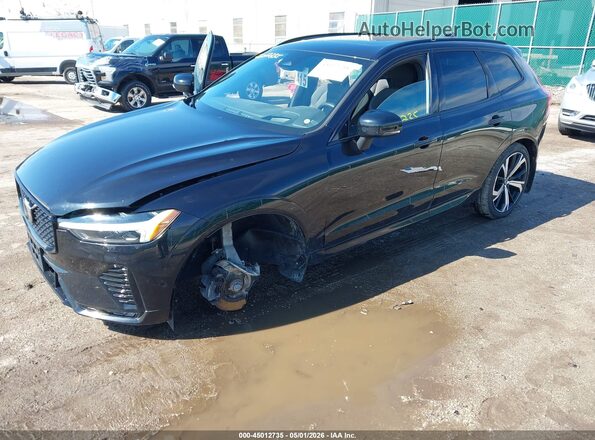 YV4L12RM7N1951760 2022 VOLVO XC60 Черный Передняя левая четверть
