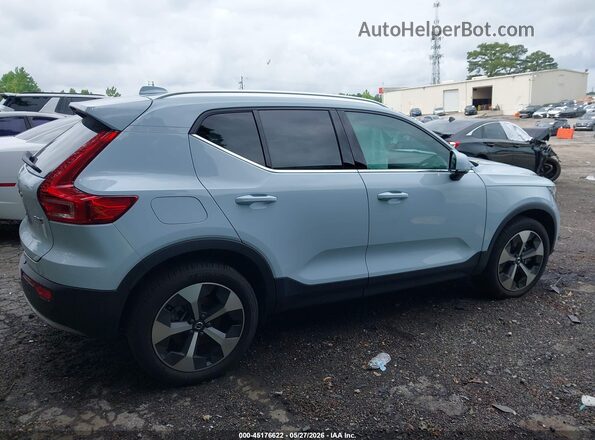 YV4L12UE6S2552196 2025 VOLVO XC40 Blue Вид щитка приладів