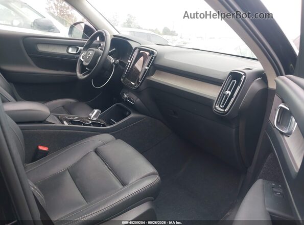 YV4L12ULXR2240066 2024 VOLVO XC40 Black Widok wnętrza z przodu