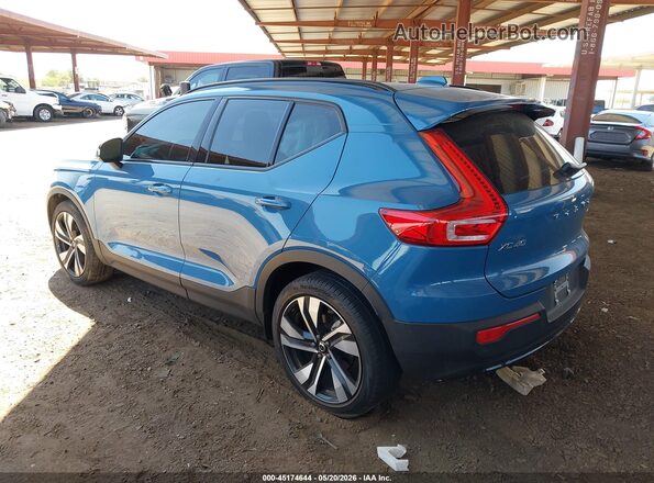 YV4L12UM4P2944267 2023 VOLVO XC40 Blue Trasero izquierdo
