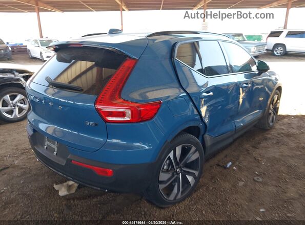 YV4L12UM4P2944267 2023 VOLVO XC40 Blue Trasero derecho