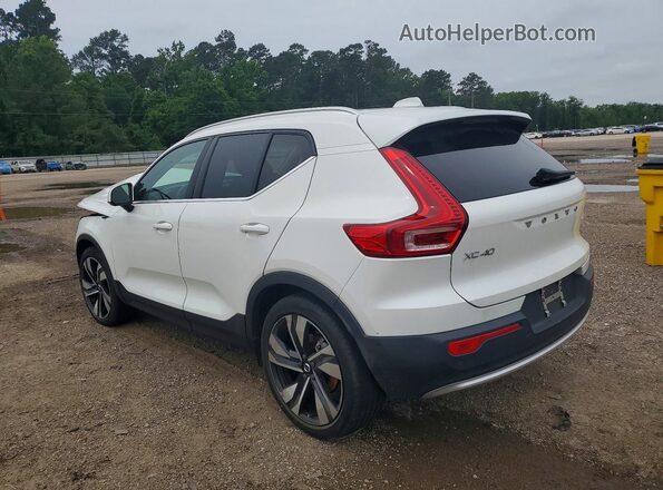YV4L12UNXP2114157 2023 VOLVO XC40 White Tył lewy