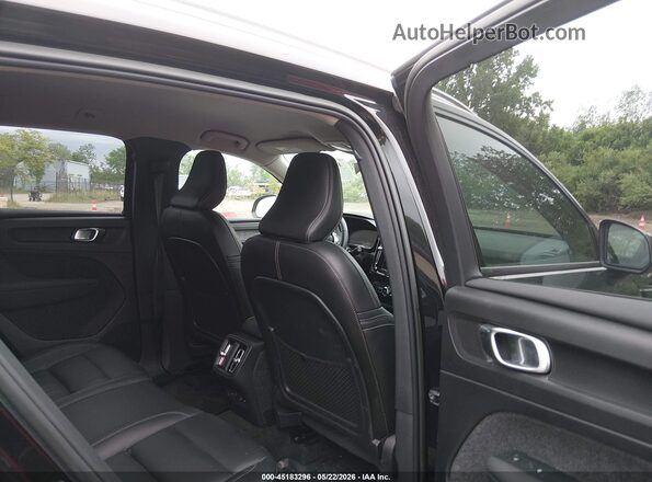 YV4L12UV2P2914743 2023 VOLVO XC40 Black VIN sticker view