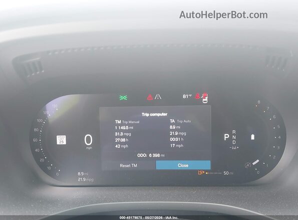 YV4M12RC5S1087587 2025 VOLVO XC60 White Հետևի նստատեղերի տեսք