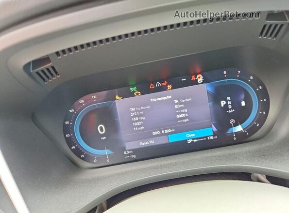 YV4M12RC9S1027974 2025 VOLVO XC60 Gray Instrument cluster view