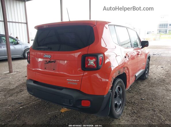 ZACCJAAB1HPG12407 2017 JEEP RENEGADE Orange Trasero derecho