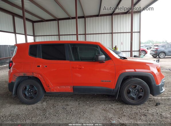 ZACCJAAB1HPG12407 2017 JEEP RENEGADE Orange Vista interior de 360 grados