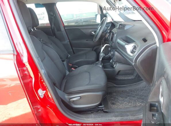 ZACCJAAB6JPG69918 2018 JEEP RENEGADE Red Вид салону спереду