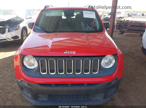 ZACCJAAB6JPG69918 2018 JEEP RENEGADE Red Вид спереду