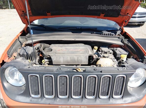 ZACCJAAT1GPC70223 2016 JEEP RENEGADE Orange Rear view