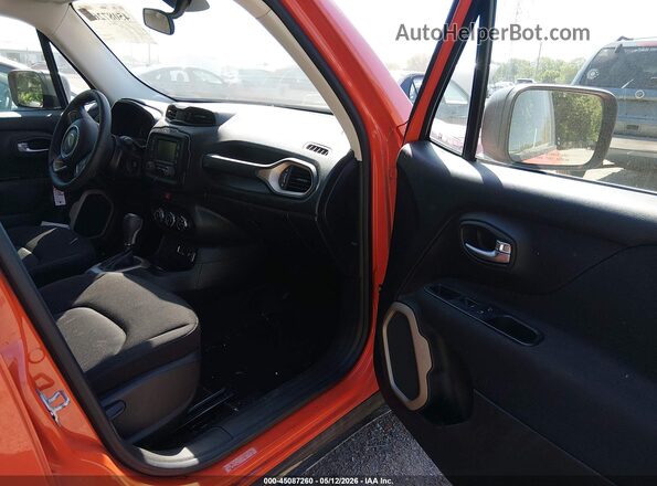 ZACCJAAT1GPC70223 2016 JEEP RENEGADE Orange Front interior view