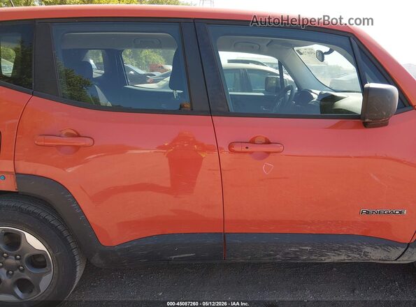 ZACCJAAT1GPC70223 2016 JEEP RENEGADE Orange 360 interior view