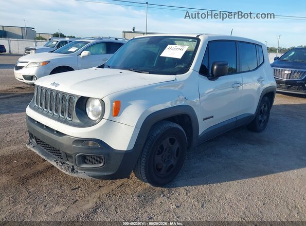 ZACCJAAT2GPE19609 2016 JEEP RENEGADE White Առջևի ձախ երեք քառորդ տեսարան