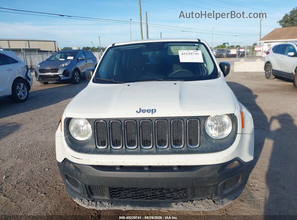 ZACCJAAT2GPE19609 2016 JEEP RENEGADE White Սարքավորումների վահանակի տեսք