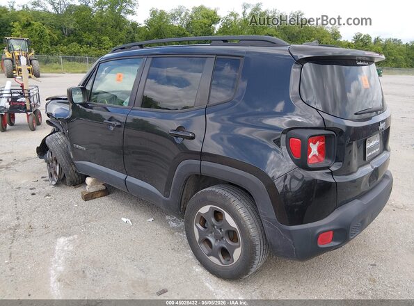 ZACCJAAT5GPD81518 2016 JEEP RENEGADE Black Հետևի ձախ