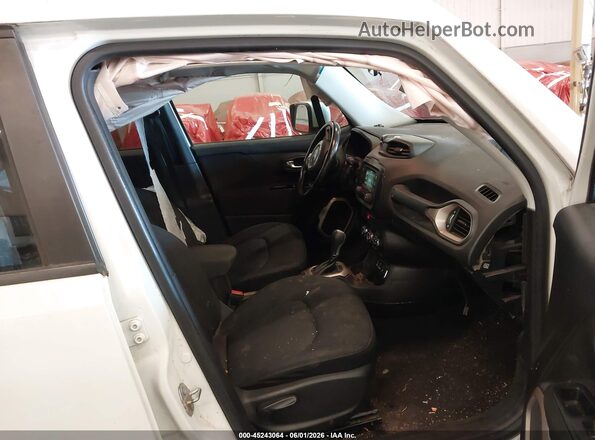 ZACCJABB0HPE91495 2017 JEEP RENEGADE White Вид салону спереду