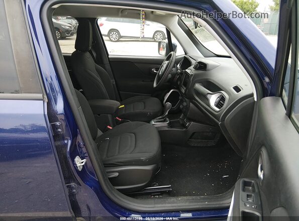 ZACCJABB0JPH22482 2018 JEEP RENEGADE Синий Вид салона спереди