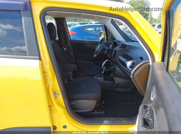 ZACCJABB0JPH58270 2018 JEEP RENEGADE Yellow Widok wnętrza z przodu