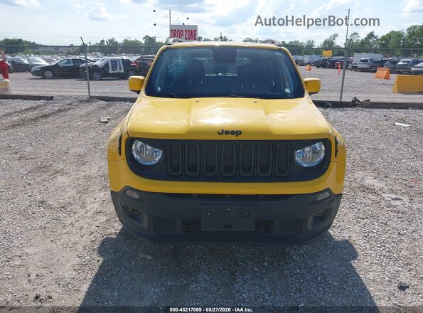 ZACCJABB0JPH58270 2018 JEEP RENEGADE Yellow Widok deski rozdzielczej