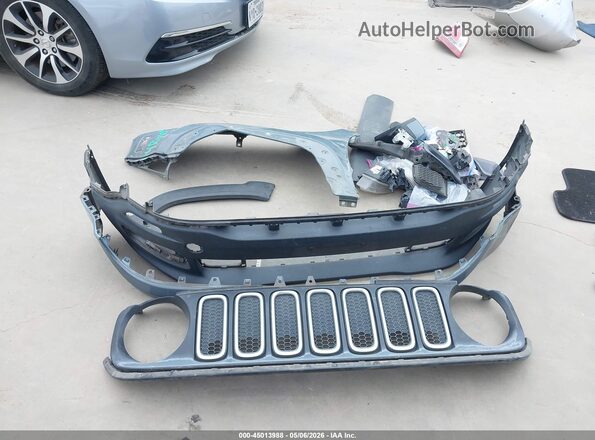 ZACCJABB1HPG40237 2017 JEEP RENEGADE Gray Instrument cluster view