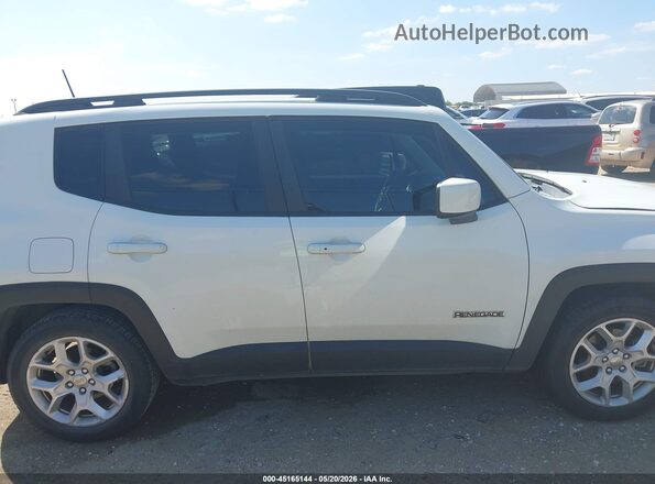 ZACCJABB1JPH84831 2018 JEEP RENEGADE White Вид задньої частини салону