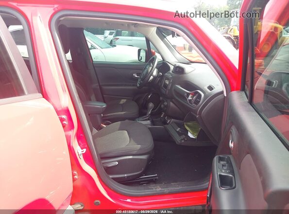 ZACCJABB2JPJ65491 2018 JEEP RENEGADE Red Вид салону спереду