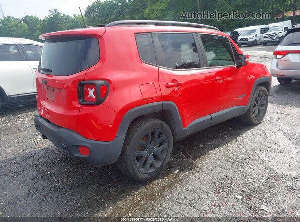 ZACCJABB2JPJ65491 2018 JEEP RENEGADE Red Задня права чверть