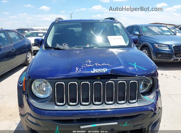 ZACCJABB4HPE41473 2017 JEEP RENEGADE Синий Вид щитка приборов