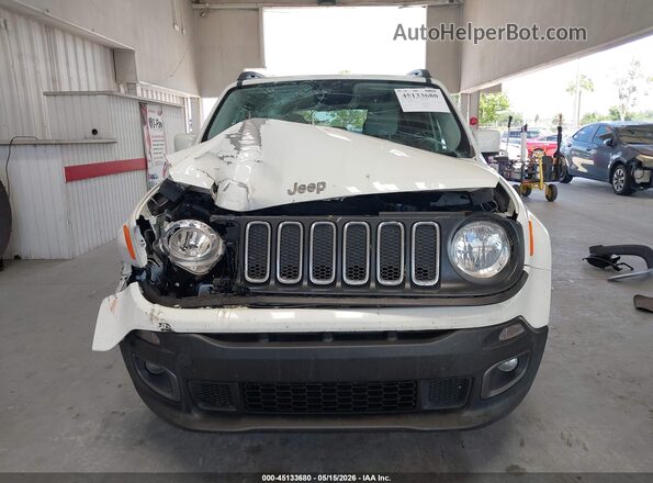 ZACCJABB6HPE87385 2017 JEEP RENEGADE White უკანა სალონის ხედი