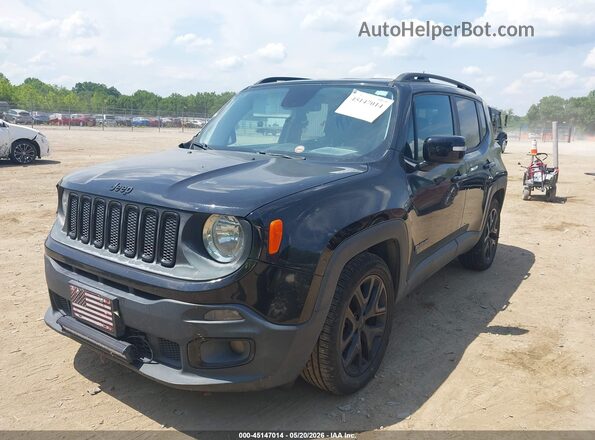 ZACCJABH0HPF42594 2017 JEEP RENEGADE Black Առջևի ձախ երեք քառորդ տեսարան