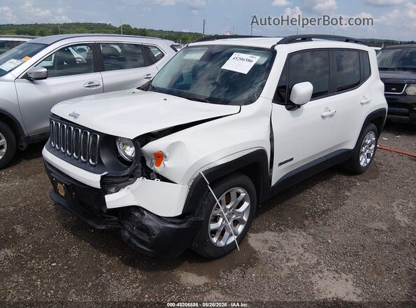 ZACCJABT0GPD08233 2016 JEEP RENEGADE White წინა მარცხენა ხედი სამი მეოთხედიდან