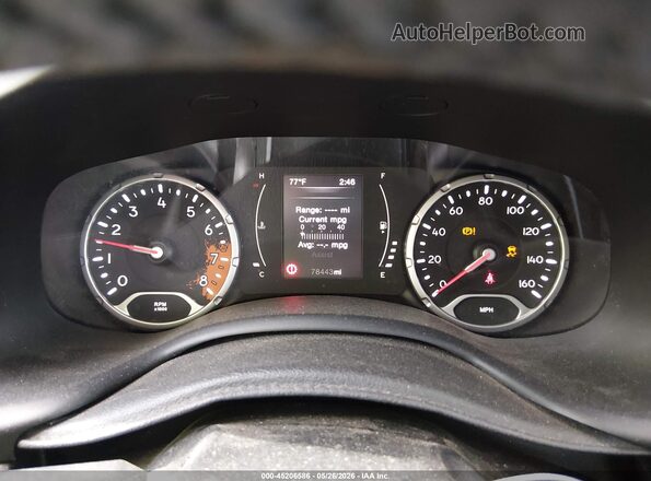ZACCJABT0GPD08233 2016 JEEP RENEGADE White უკანა სავარძლების ხედი