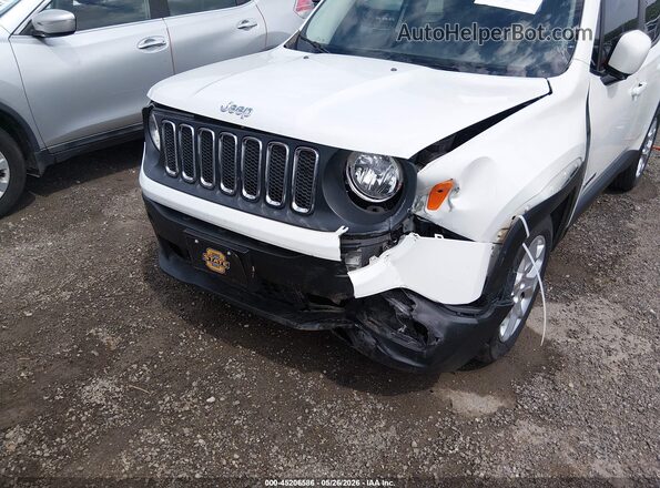 ZACCJABT0GPD08233 2016 JEEP RENEGADE White წინა ხედი