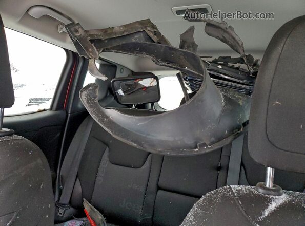ZACCJABT0GPD59926 2016 JEEP RENEGADE Красный Вид задних сидений
