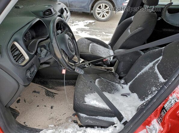 ZACCJABT0GPD59926 2016 JEEP RENEGADE Красный Вид салона спереди