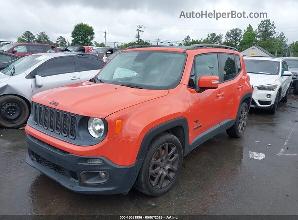 ZACCJABT1GPD06362 2016 JEEP RENEGADE Orange Առջևի ձախ երեք քառորդ տեսարան