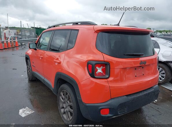 ZACCJABT1GPD06362 2016 JEEP RENEGADE Orange Հետևի ձախ