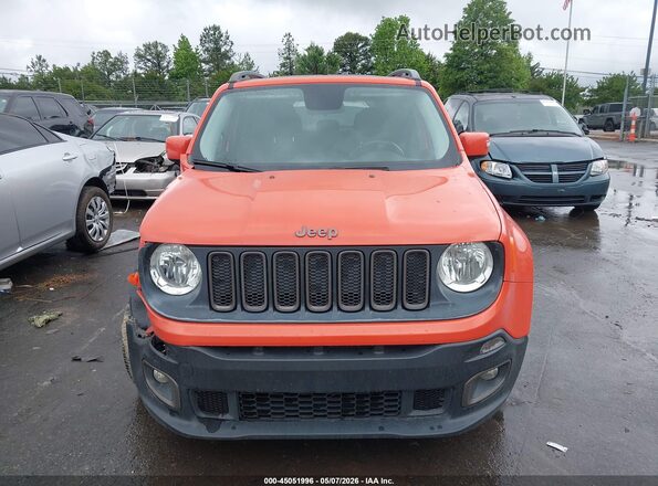 ZACCJABT1GPD06362 2016 JEEP RENEGADE Orange Սարքավորումների վահանակի տեսք
