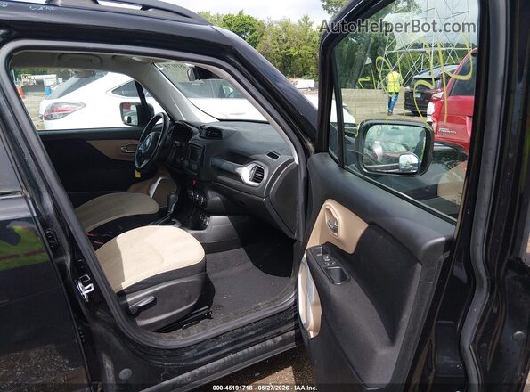 ZACCJABT1GPD56680 2016 JEEP RENEGADE Черный Вид салона спереди