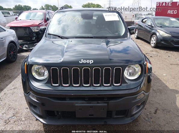ZACCJABT1GPD56680 2016 JEEP RENEGADE Черный Вид задней части салона