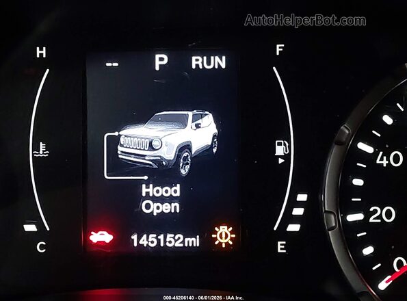 ZACCJABT3GPE22145 2016 JEEP RENEGADE Red 