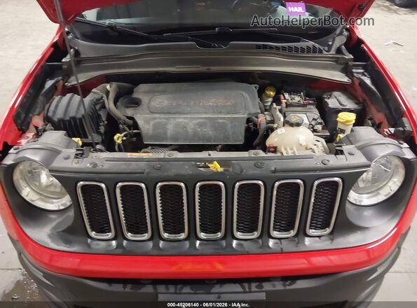 ZACCJABT3GPE22145 2016 JEEP RENEGADE Red უკანა ხედი