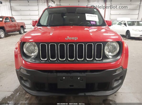 ZACCJABT3GPE22145 2016 JEEP RENEGADE Red ხელსაწყოთა პანელის ხედი