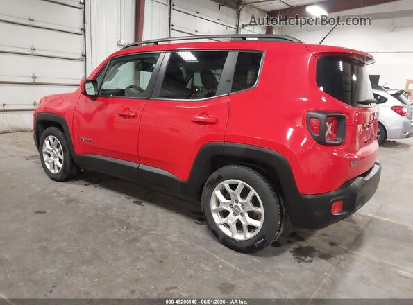 ZACCJABT3GPE22145 2016 JEEP RENEGADE Red უკანა მარცხენა