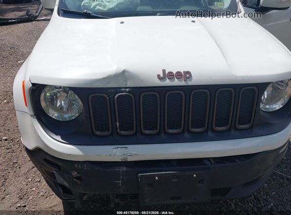 ZACCJABT5GPC96029 2016 JEEP RENEGADE White წინა ხედი