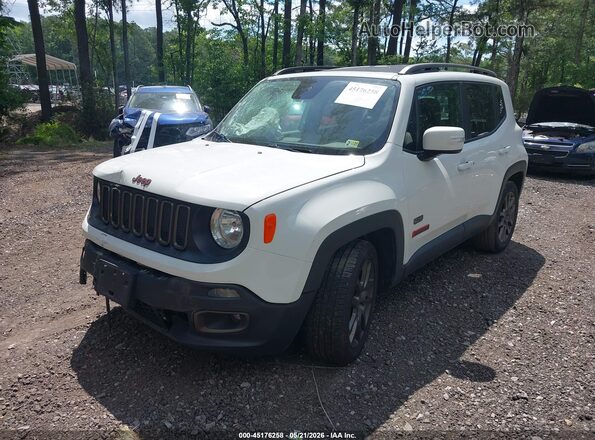 ZACCJABT5GPC96029 2016 JEEP RENEGADE White წინა მარცხენა ხედი სამი მეოთხედიდან