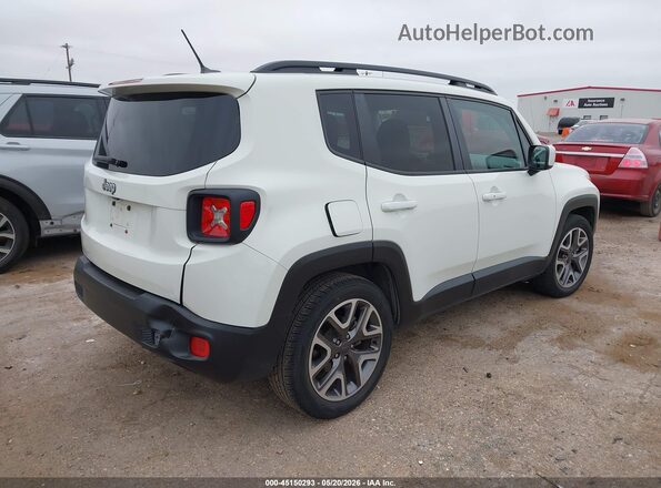 ZACCJABT8GPD97355 2016 JEEP RENEGADE Белый Задняя правая четверть