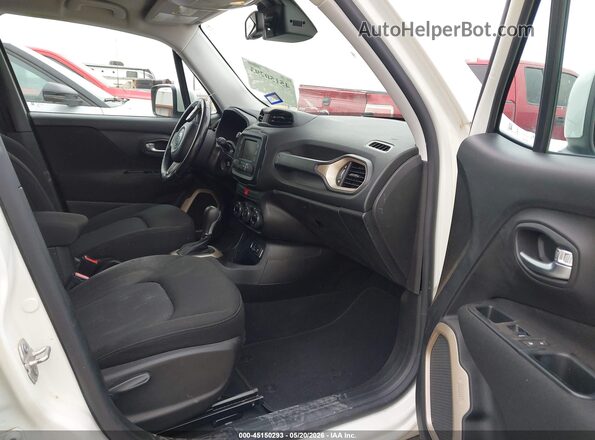 ZACCJABT8GPD97355 2016 JEEP RENEGADE Белый Вид салона спереди